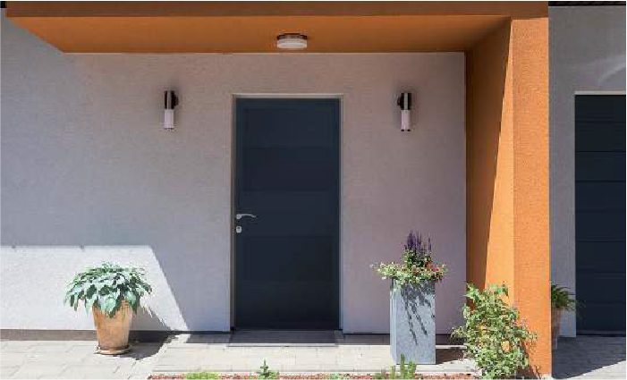 Porte d'entrée PVC